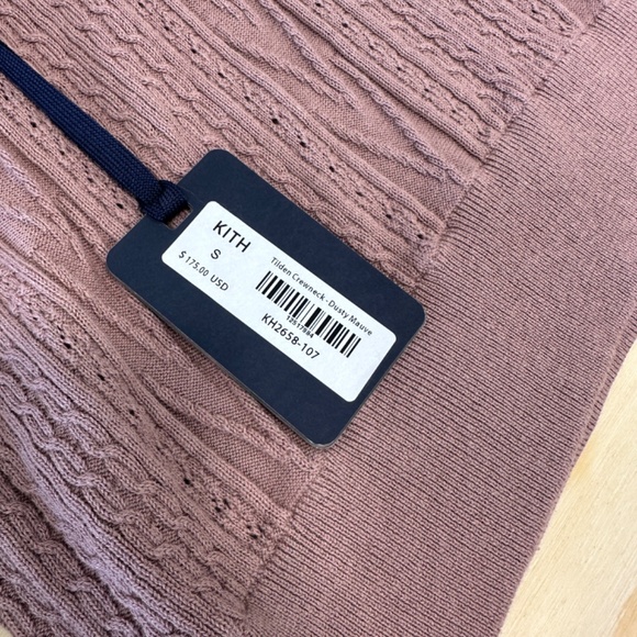 Kith Tilden Crewneck - Dusty Mauve - Picture 4 of 7